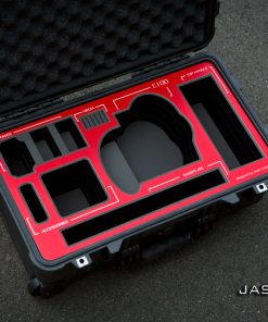 c100 case with red overlay