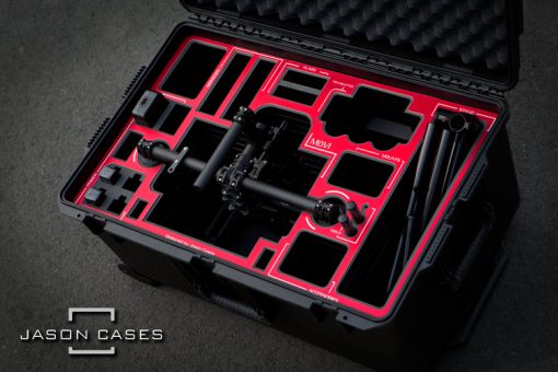 Movi M5 case with RED overlay