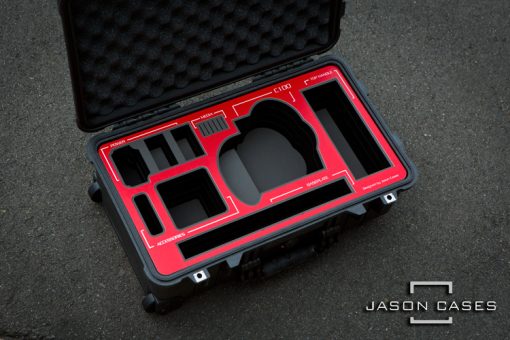 c100 case with red overlay