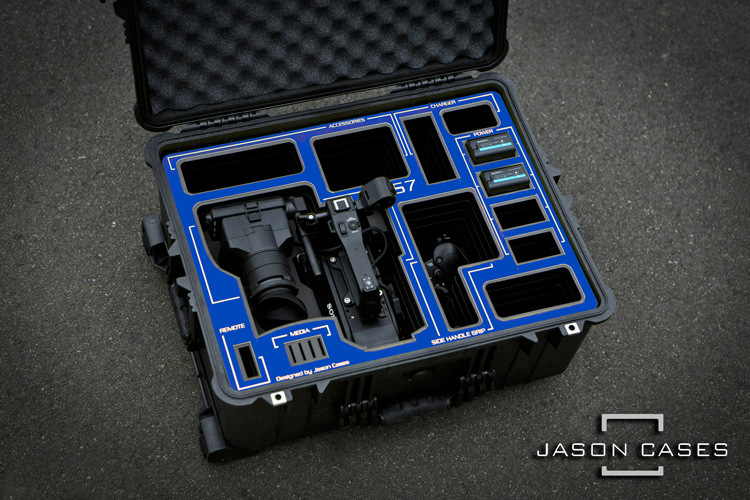 Sony FS7 Case (BLUE overlay) - Jason Cases Sony FS7 Case (BLUE overlay) - Jason Cases