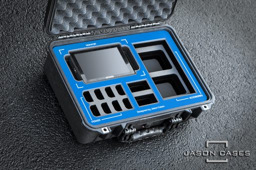 SmallHD 702 Case with Blue overlay