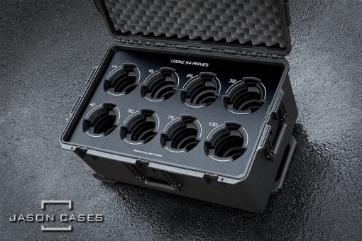 Cooke S4 Primes 8-lens case with Black overlay