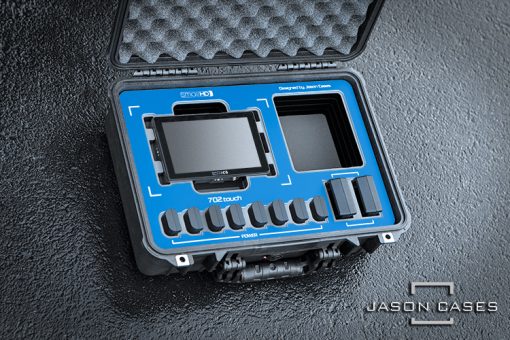 SmallHD 702 Touch Case with Blue overlay