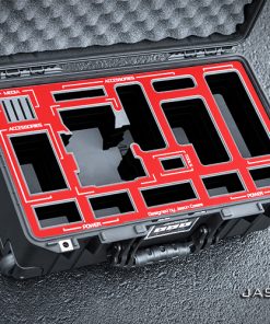 Red Komodo with Tilta Cage and Outrigger Handle Case
