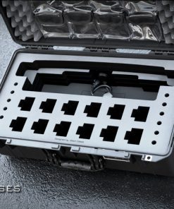 Motorola CP100 12-radio and 12-unit Charger case