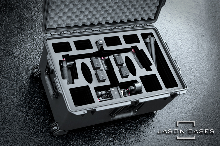 Jason Cases Pelican Case with Laser-Cut Foam for MoVI M5 