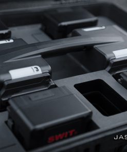 SWIT B-mount Charger and 4-Pack Battery case