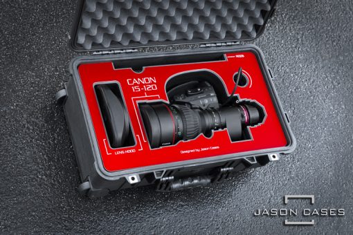 Canon 15-120mm Lens Case with Red overlay