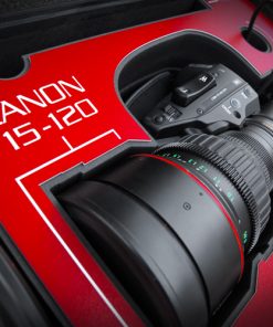 Canon 15-120mm Lens Case with Red overlay