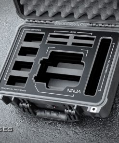 Alternative view of Atomos Ninja Monitor with Atomas Connect Case