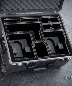 Alternative view of Sony AM7 Robos and IP500 Controller Case (BLACK overlay)